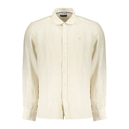 North Sails Beige Linen Men's Shirt North Sails
