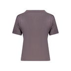 Gray North Sails women's viscose T-shirt with a relaxed fit, short sleeves, and a classic crew neckline.