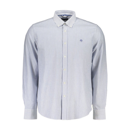 North Sails Blue Cotton Men's Shirt North Sails