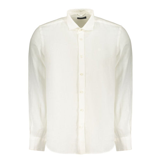 North Sails White Linen Men's Shirt North Sails