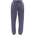 Blue cotton men's trousers by North Sails, featuring a tailored fit and classic design, shown on a model.