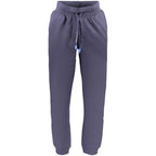 Blue cotton men's trousers by North Sails, featuring a tailored fit and classic design, shown on a model.