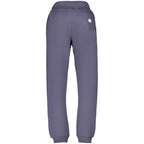 Blue cotton men's trousers by North Sails, featuring a tailored fit and classic design, displayed on a model.