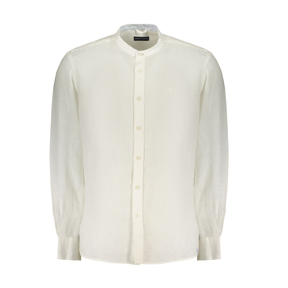 North Sails White Linen Men's Shirt North Sails