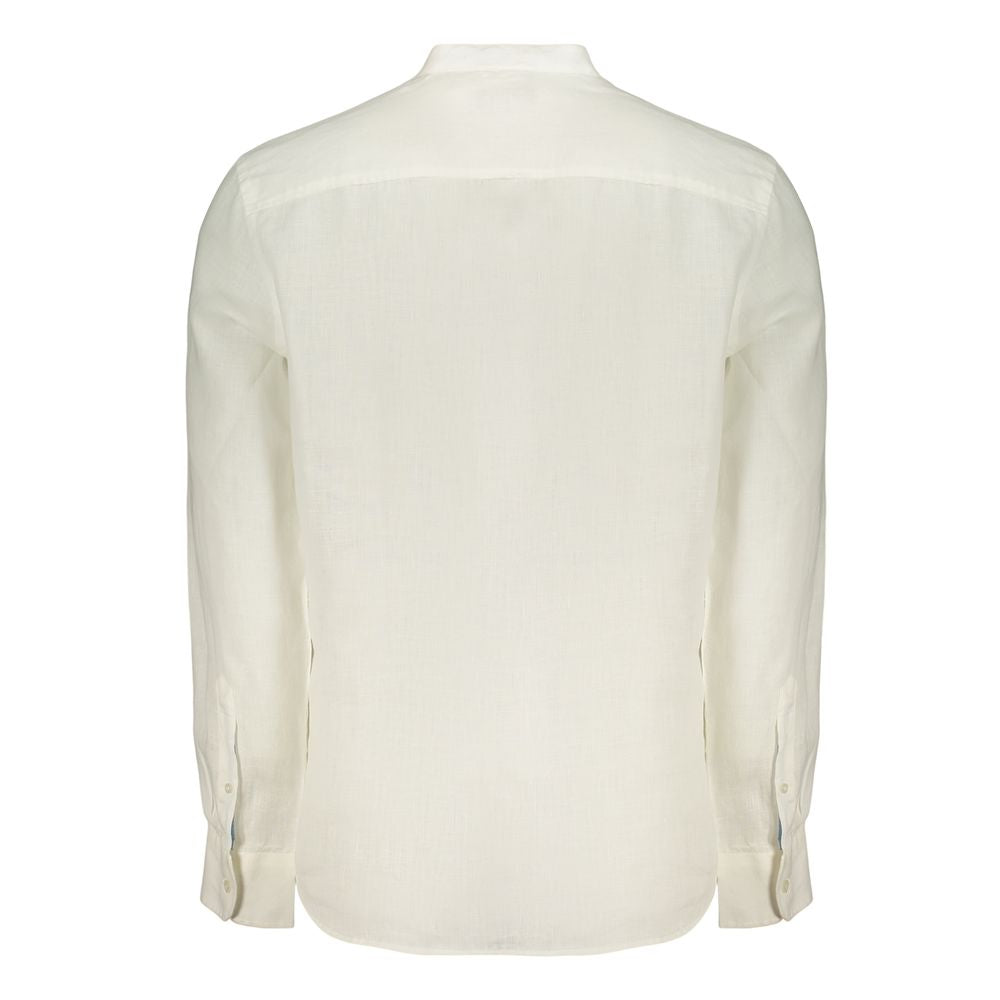 North Sails White Linen Men's Shirt North Sails