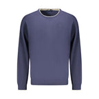 North Sails Blu Cotton Uomo shirt displayed flat, showcasing its classic men's casual shirt design in blue cotton fabric.