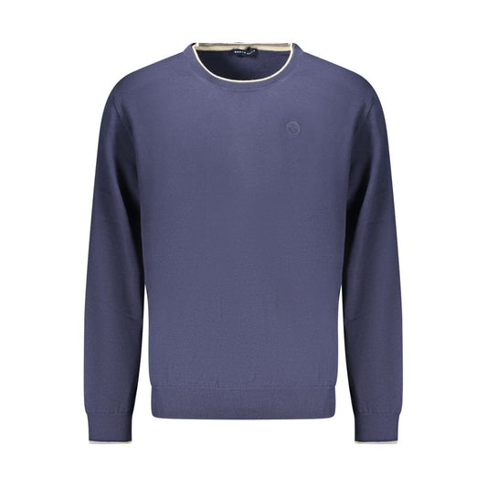 North Sails Blu Cotton Uomo Shirt North Sails