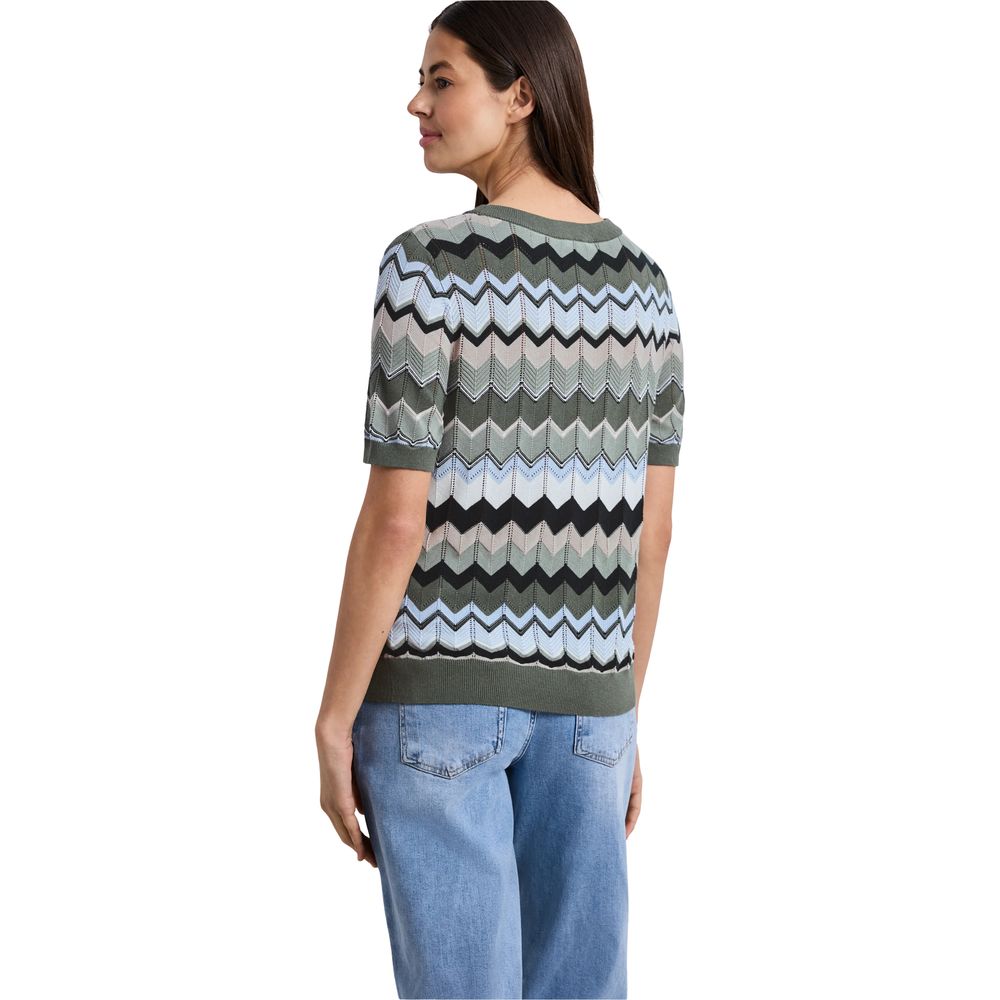 Street One Green Viscose Sweatshirt Street One