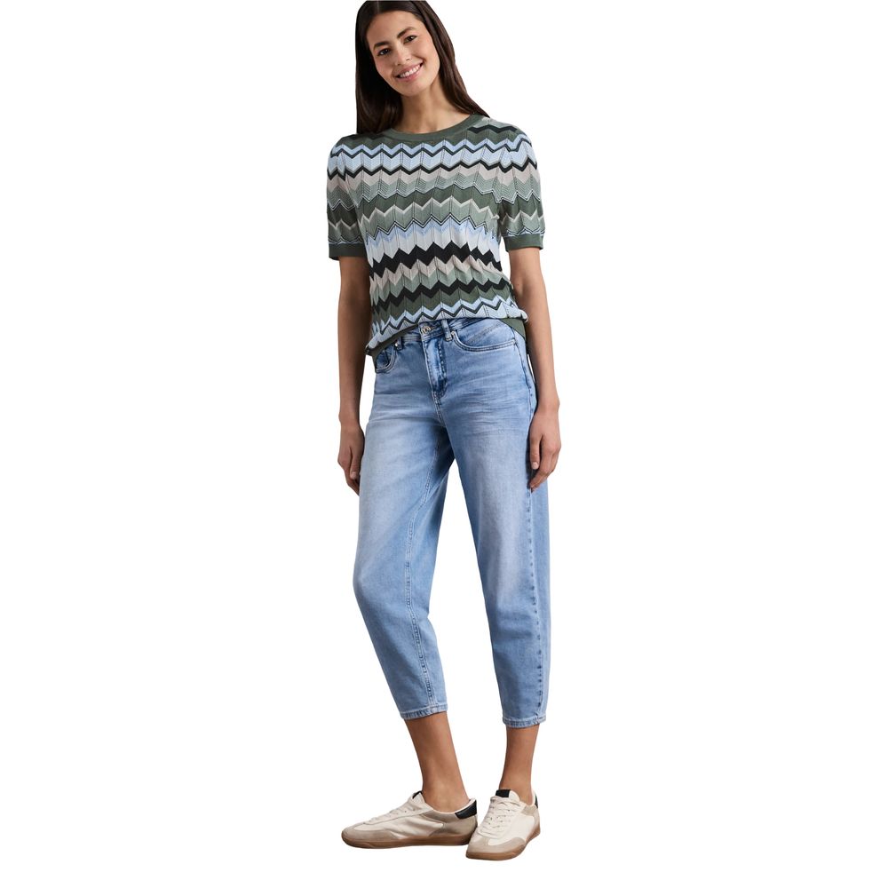 Street One Green Viscose Sweatshirt Street One