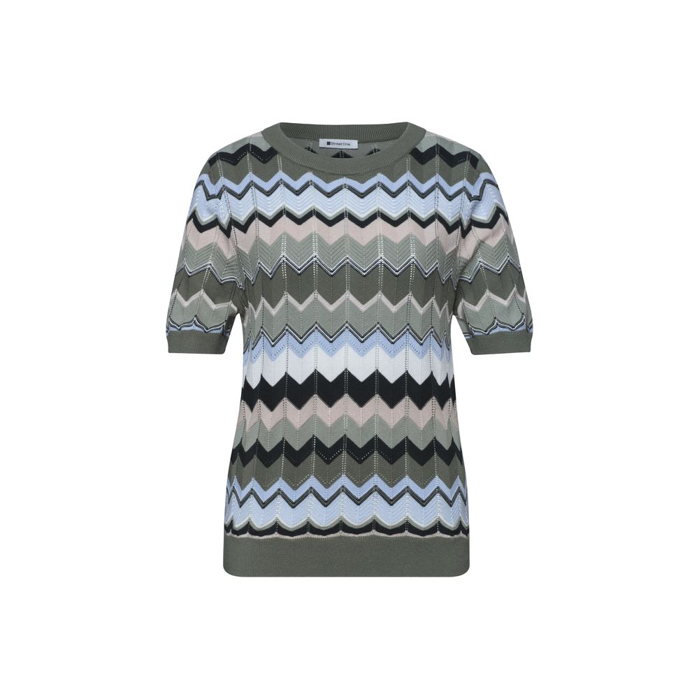 Street One Green Viscose Sweatshirt Street One