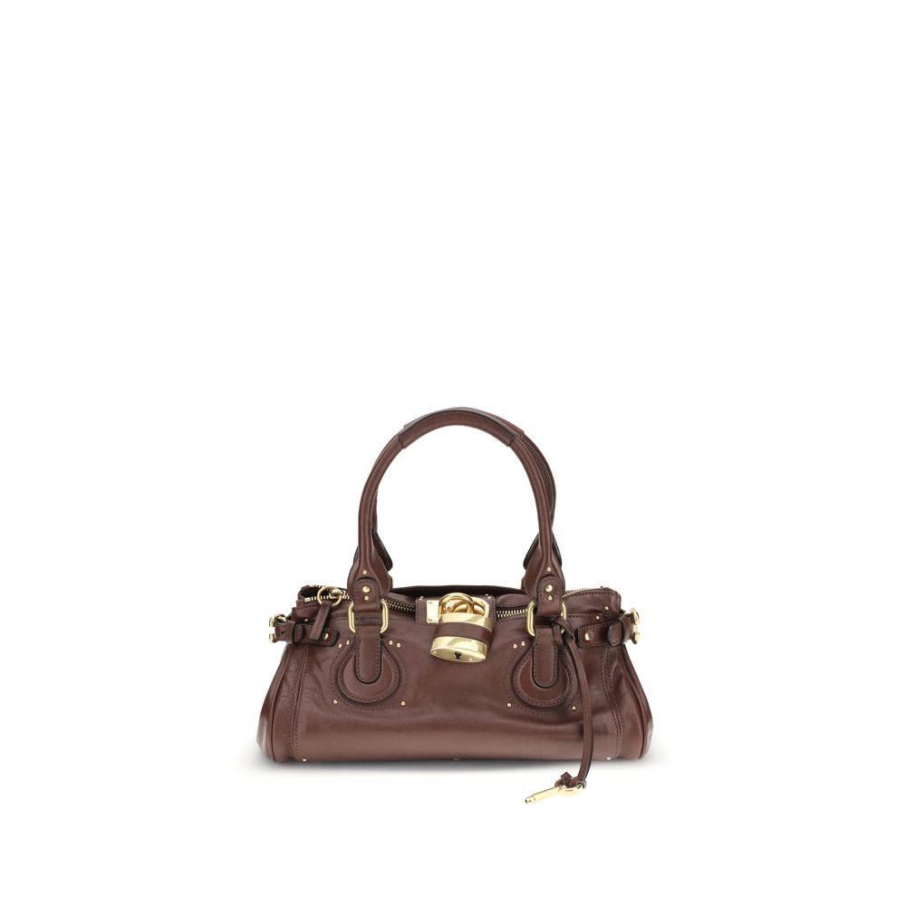 Chloé Bordeaux Calf Leather Bos Taurus Shoulder Bag Chloé