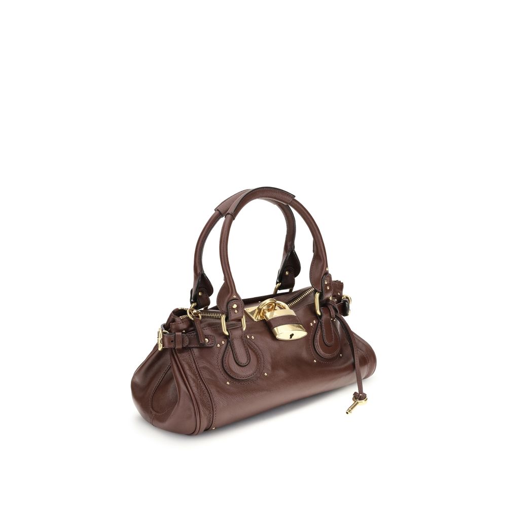 Chloé Bordeaux Calf Leather Bos Taurus Shoulder Bag Chloé