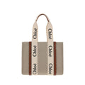 Chloé Beige Linen Handbag - Eljoys Fashion 