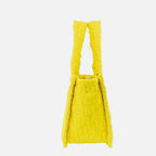 Marc Jacobs The Monogram Terry Tote Small Golden Kiwi Shoulder Bag Purse