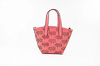 Michael Kors Kimber Small Tea Rose Leather 2-In-1 Zip Tote Messenger Bag Purse Michael Kors