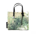 Marc Jacobs Mini Green Multi Splatter Paint Print Nylon Crossbody Tote Handbag