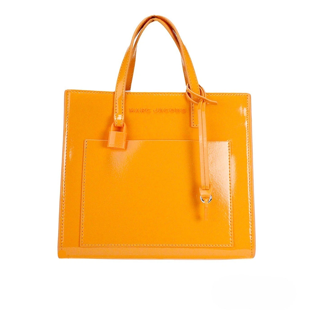Marc Jacobs Mini Grind Scorched Patent Leather Crossbody Tote Bag Purse - Eljoys Fashion 
