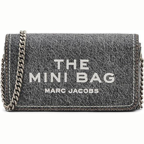 Marc Jacobs The Denim Chain Mini Bag - Black Wash