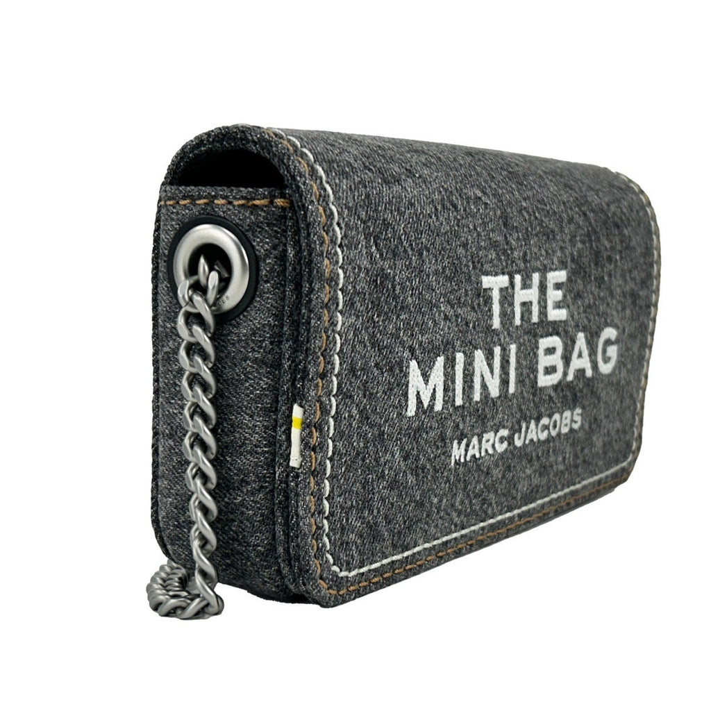 Marc Jacobs The Denim Chain Mini Bag - Black Wash