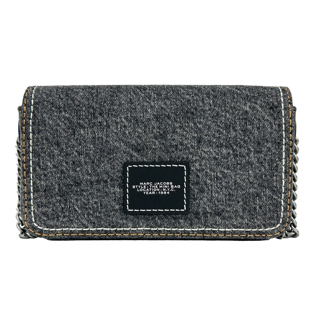 Marc Jacobs The Denim Chain Mini Bag - Black Wash