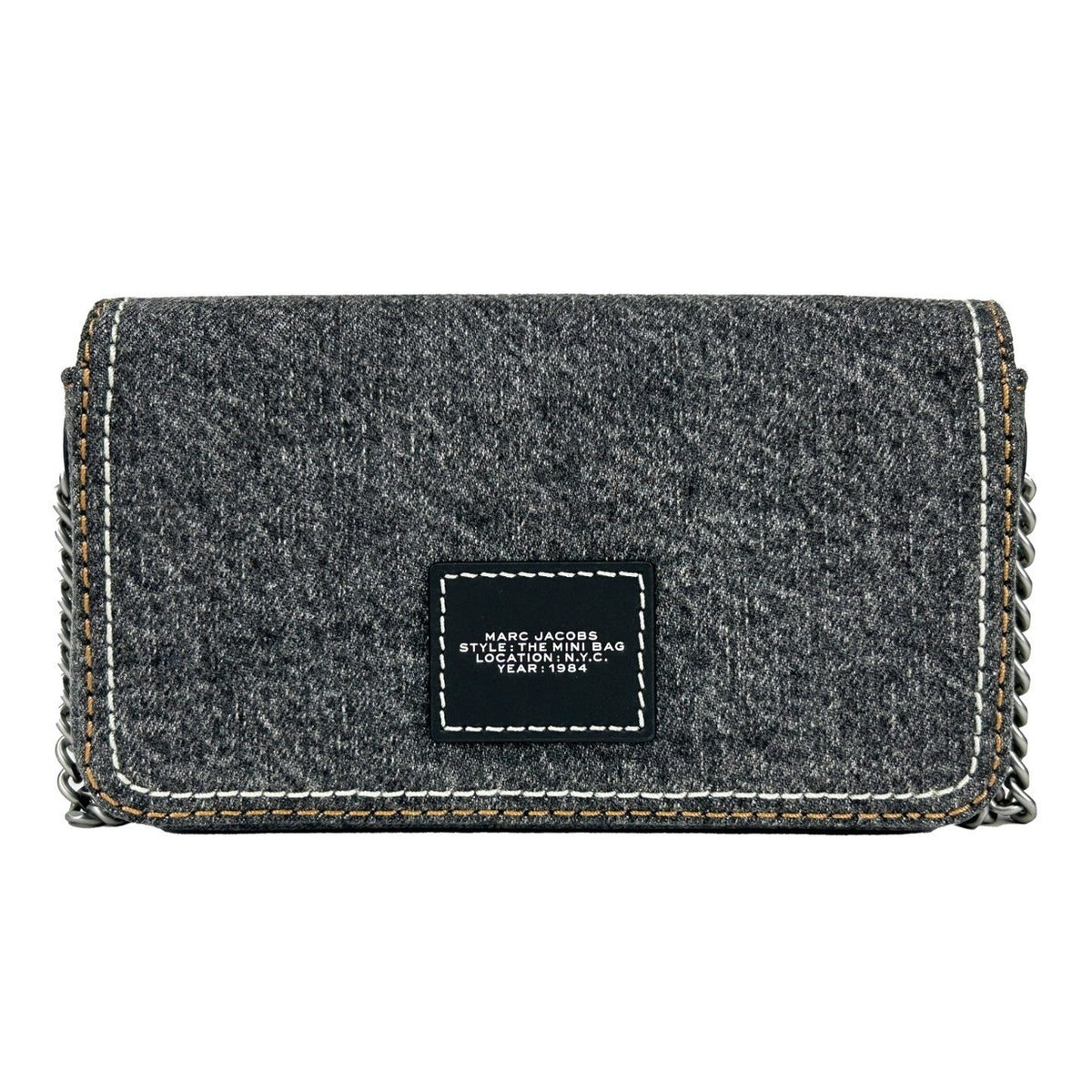 Marc Jacobs The Denim Chain Mini Bag - Black Wash