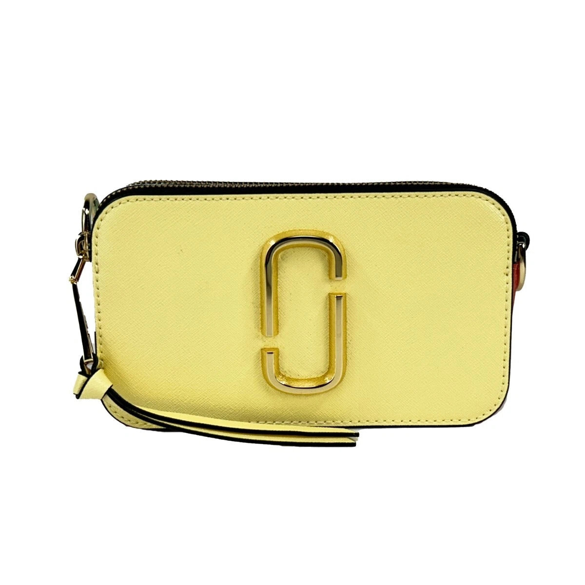 Marc Jacobs The Snapshot Crossbody Bag Pastel Yellow Multi