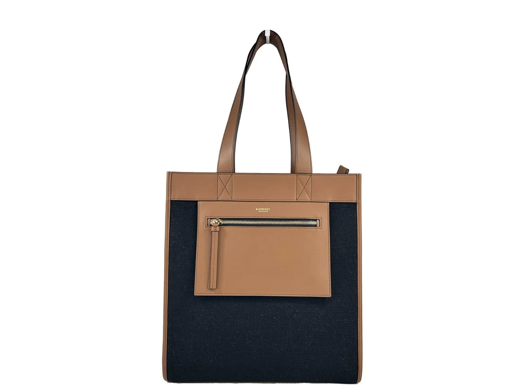 Burberry Small Pocket Tote Manzon Bag Purse Burberry