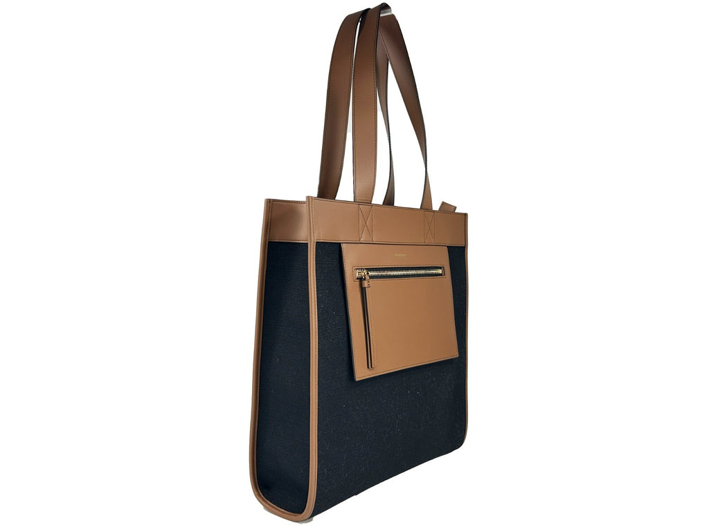 Burberry Small Pocket Tote Manzon Bag Purse Burberry