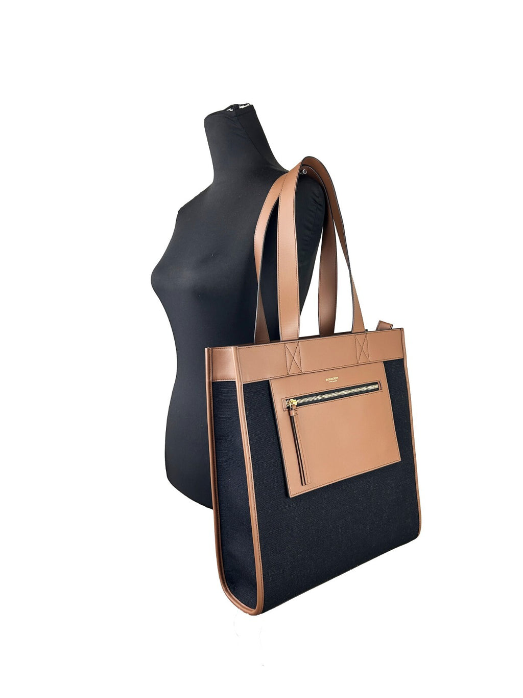 Burberry Small Pocket Tote Manzon Bag Purse Burberry