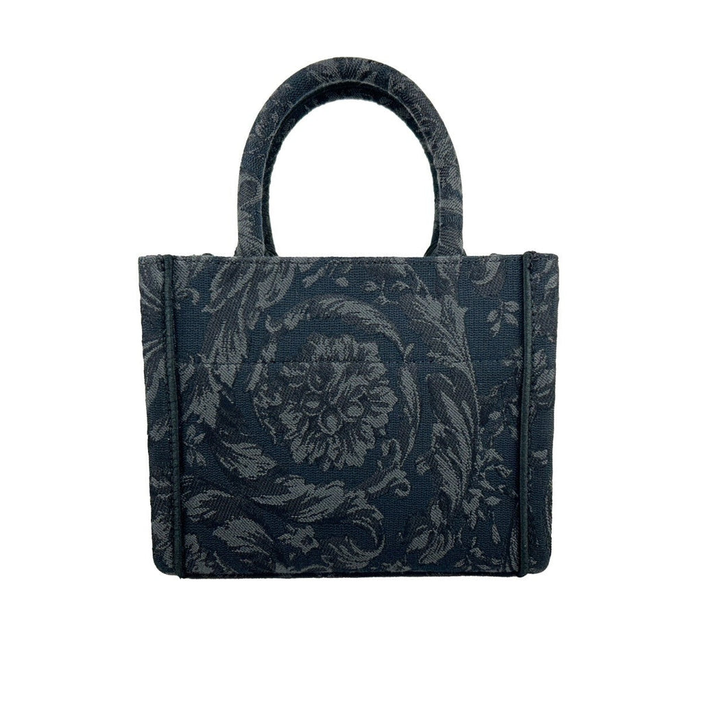 Versace Women'S 'Extra Small Athena' Shopping Bag Black