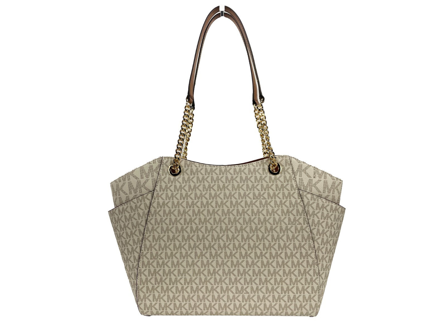 Michael Kors Jet Set Travel Large Logo Tote Vanilla Michael Kors