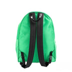 Versace Large Bright Green Nylon Fabric Medusa Shoulder Backpack Bookbag