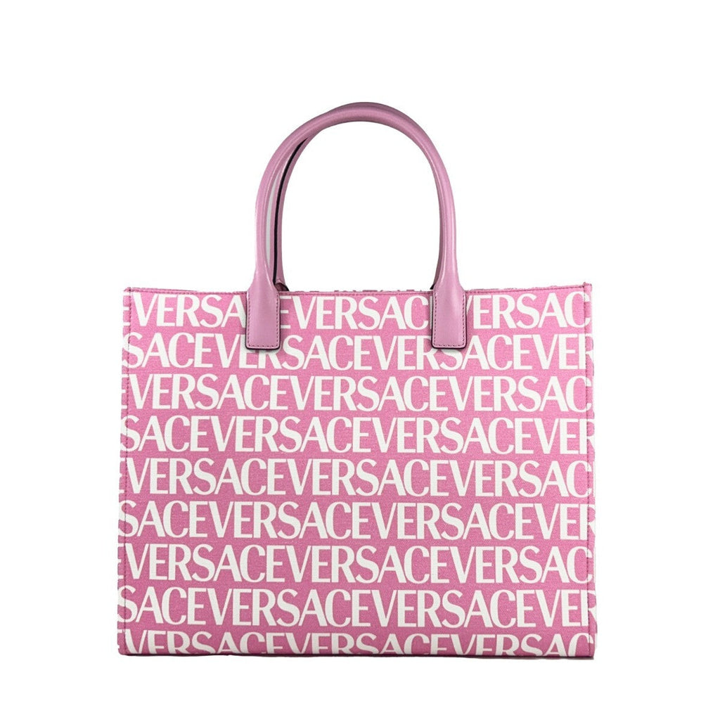 Versace Medusa Large Canvas Large Tote Bag Baby Pink Versace