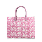 Versace Medusa Large Canvas Large Tote Bag Baby Pink Versace