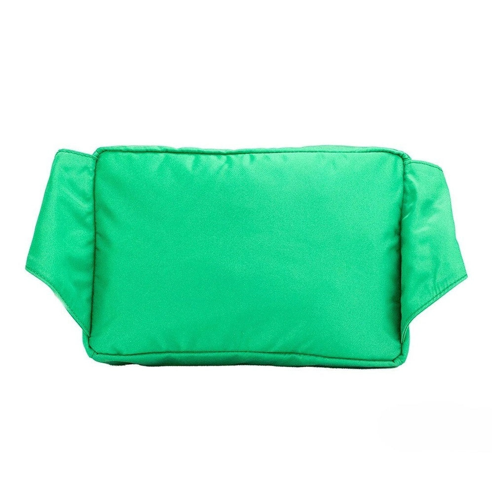 Versace Small Bright Green Nylon Matte Medusa Belt Bag Waist Fanny Pack Purse