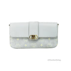 MCM Small Mode Travia Pebbled Visetos Leather Shoulder Crossbody Clutch Bag MCM