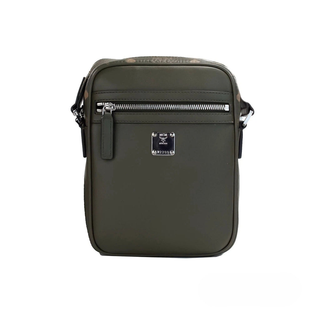 MCM Visetos Leather Camera Crossbody Bag MCM