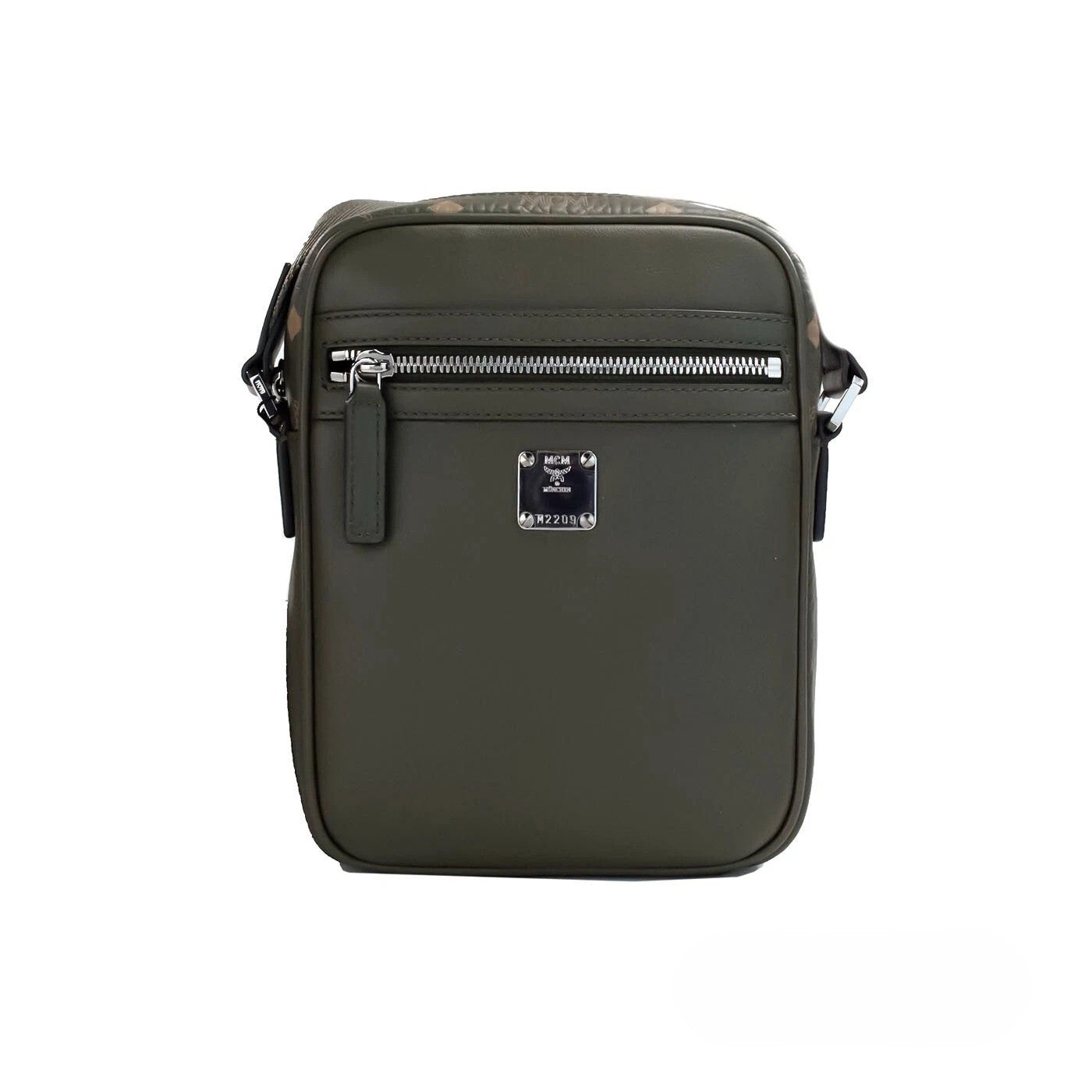MCM Visetos Leather Camera Crossbody Bag MCM
