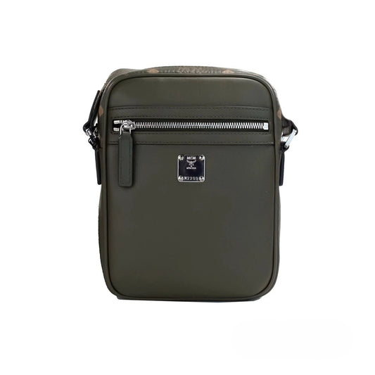 MCM Visetos Leather Camera Crossbody Bag MCM