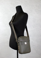 MCM Visetos Leather Camera Crossbody Bag MCM