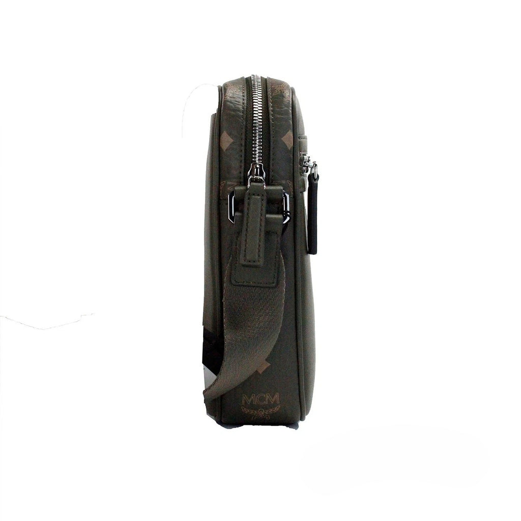 MCM Visetos Leather Camera Crossbody Bag MCM
