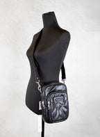 Marc Jacobs Pillow Small Black Quilted Smooth Leather Crossbody Handbag Purse - Eljoys Fashion 