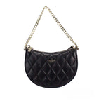 Kate Spade Carey Small Black Quilted Leather Zip Top Crossbody Bag - Eljoys Fashion 