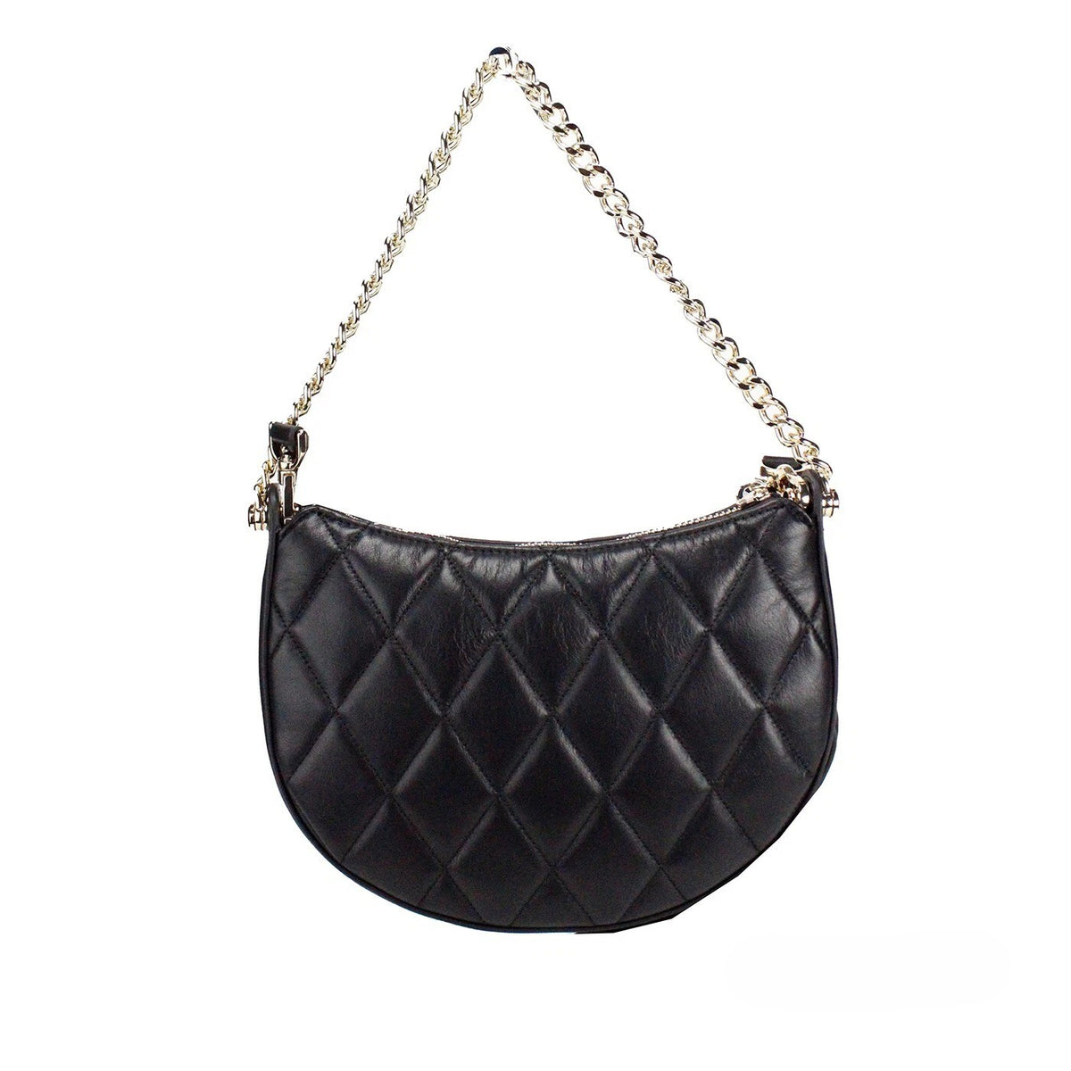 Kate Spade Carey Small Black Quilted Leather Zip Top Crossbody Bag - Eljoys Fashion 