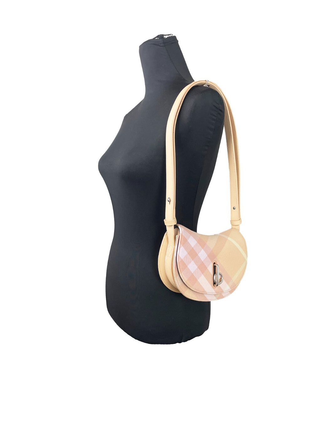 Burberry Mini Check Rocking Horse Crossbody Bag Purse Burberry