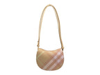 Burberry Mini Check Rocking Horse Crossbody Bag Purse Burberry