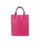 Marc Jacobs Mini Grind Cactus Flower pebbled leather crossbody tote bag with adjustable strap and cactus flower design.