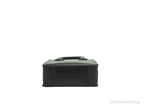 Black Michael Kors women's leather XS Mercer crossbody bag with sleek design and gold-tone hardware, compact and stylish.