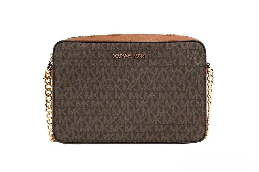 Michael Kors East West Crossbody Bag Brown SIgnature