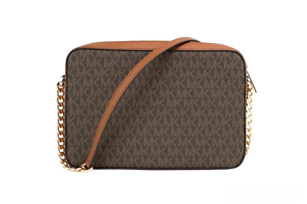 Michael Kors East West Crossbody Bag Brown SIgnature